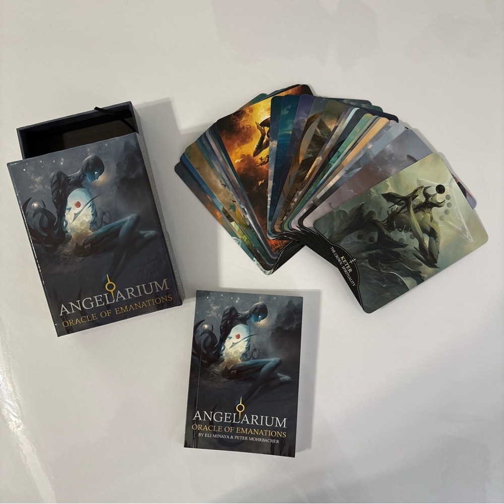 Angelarium Oracle of Emanations Card Deck 33 + Meaning Book Lo Scarabeo Tarot